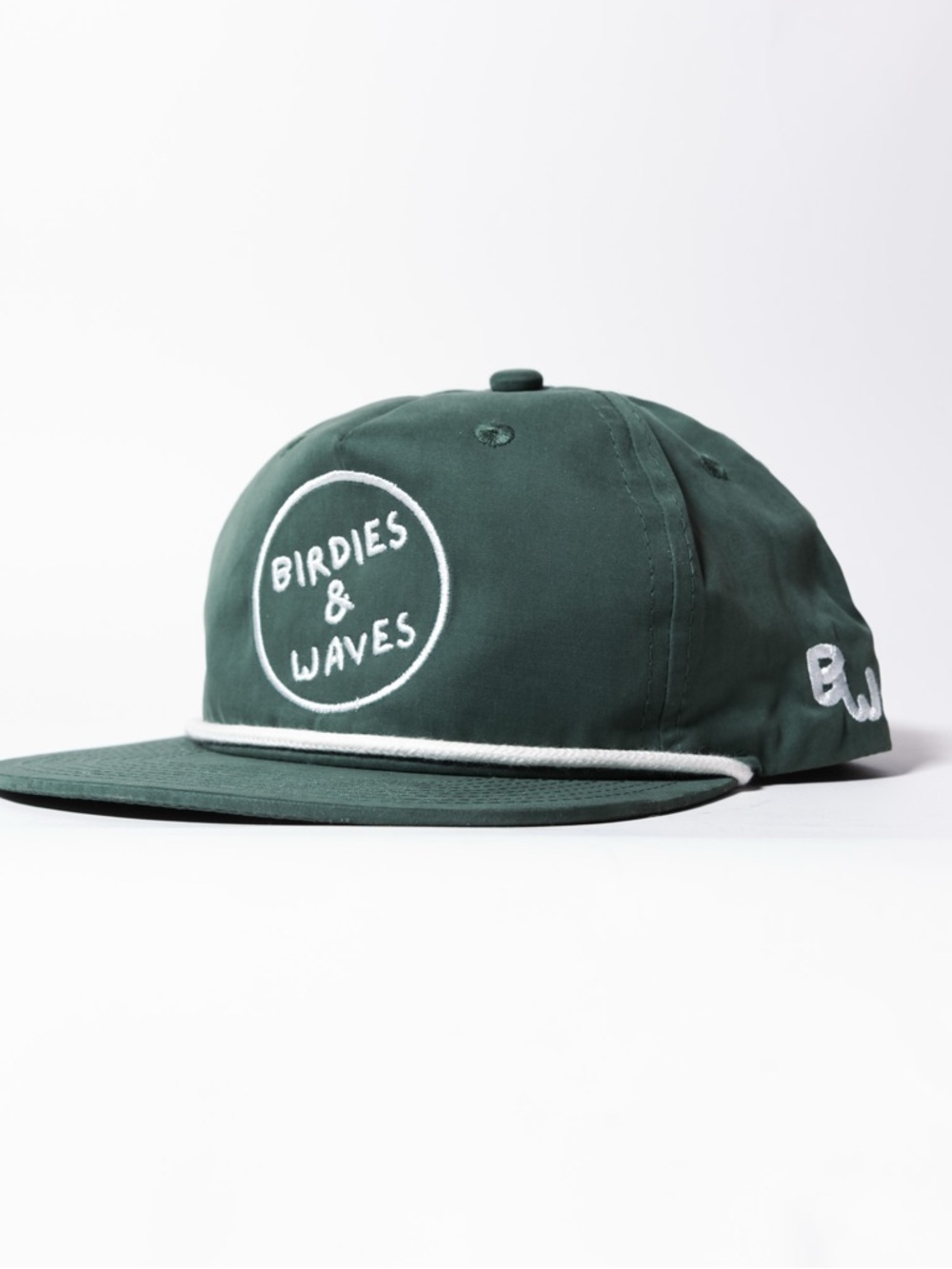 Birdies & Waves Green Rope-Trim Cap - Picture 3 of 5